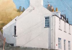 AR Norman Alexander Sayle, RI (1926-2007) Houses watercolour, signed and dated 2000 lower left, 34 x