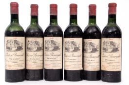 Chateau Beauregard Pomerol 1962, 6 bottles