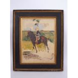Annie Louisa Swynnerton (1844-1933) Miss Elizabeth Williamson on a Pony oil on canvas, 53 x 39cm