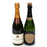 Veuve Emille Champagne nv, 1 bottle and Bauchet Memoire Millesime 2012, 1 bottle (2 bottles in all)