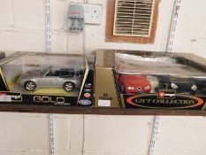 BURAGO GOLD COLLECTION MODEL OF A PORSCHE TOGETHER WITH A BURAGO GIFT COLLECTION