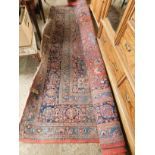 GOOD QUALITY EXTREMELY LARGE MODERN CARPET WITH FLORAL MULTI-COLOURED DESIGN