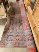 GOOD QUALITY EXTREMELY LARGE MODERN CARPET WITH FLORAL MULTI-COLOURED DESIGN