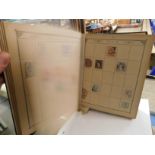 LEATHER BOUND STAMP ALBUM