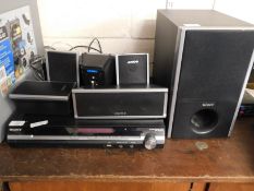 SONY SURROUND SYSTEM AND SPEAKERS MODEL DAV-DZ361W