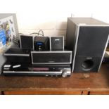 SONY SURROUND SYSTEM AND SPEAKERS MODEL DAV-DZ361W