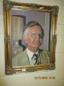 GILT FRAMED PORTRAIT BY CLIFFORD H FISHER