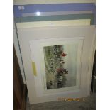 GROUP OF MIXED UNFRAMED HUNTING PRINTS, PICTURES ETC