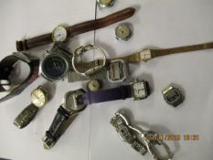 BOX CONTAINING GENTS AND LADIES WRISTWATCHES