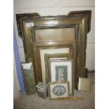 FOUR GOOD QUALITY EASTERN INLAID PICTURE FRAMES, BOXES ETC
