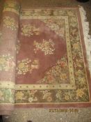 GOOD QUALITY CHINESE THICK PILE WOOL CARPET WITH FLORAL BORDERS