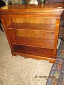 GOOD QUALITY CHERRY WOOD DWARF BOOKCASE