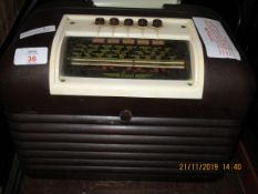 GOOD QUALITY BROWN BAKELITE BUSH RADIO