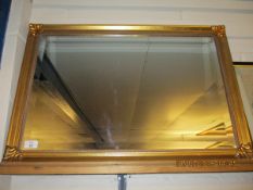 GILT FRAMED WALL MIRROR