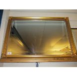 GILT FRAMED WALL MIRROR