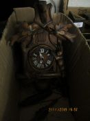 BOX CONTAINING A MODERN BLACK FOREST CUCKOO CLOCK