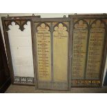 HONOUR ROLL FOR THE ODDFELLOWS LODGE NO 3443 WITH NAMES OF GRAND MASTERS FROM 1884 - 1904 AND 1935-