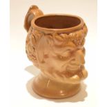 Stoneware model of Bacchus modelled in typical fashion, possibly Doulton or Fulham, 18cm high