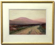 Reubens Southey, signed watercolour, West Country Tor, 34 x 49cm