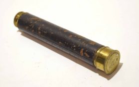 Brass extending telescope