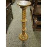BEECHWOOD FRAMED TWISTED COLUMN PLANT STAND