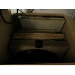 BOX CONTAINING MIXED 78RPM VINYL RECORDS