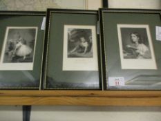 TWO BOOK PLATES “THE GIPSY GIRL” AND “DULCET”