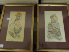 TWO PICTURES SIGNED R CATON WOODVILLE (2)