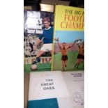 Books: Football / Soccer interest, vintage 50s and 60s inc World Cup 66, Geoff Hursts Review, etc.