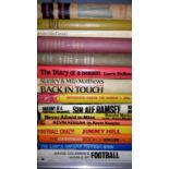 Books: collection various Football / Soccer Biographies inc Stanley Matthews, Alf Ramsey, Kevin