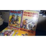 Collection of various 1940s - 1960s Cowboy Annuals (15 books)