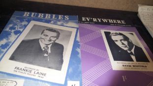 Vintage 1950s/60s Songsheets (4) inc Frankie Vaughan, Frankie Lane, David Whitfield, Dickie