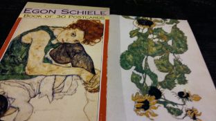 Egon Schiele book of 30 unused postcards x30