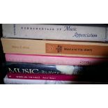 Collection nine various Music interest Books