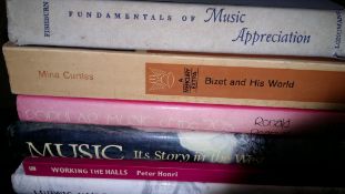 Collection nine various Music interest Books