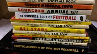 Football 50’s to 70’s annuals. 20 books