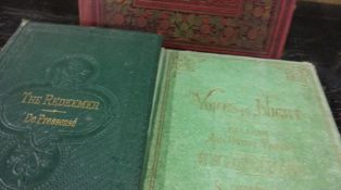 Mid 19 century poetry and religion and Malvern. 3books.