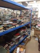 SHELVING: Thick strong metal Shelving, 285 width x 200 height and 85 depth.