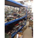 SHELVING: Thick strong metal Shelving, 285 width x 200 height and 85 depth.