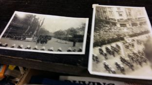 Photographs: Early C20th Album Featuring Victory Parade, approx 50 black and white photos