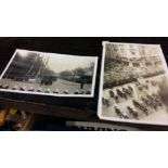 Photographs: Early C20th Album Featuring Victory Parade, approx 50 black and white photos