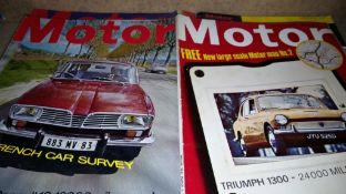 Collection of approximately 100 Motoring Magazines, various dates 1960s “ 1980s."