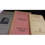 3 x nice poetry inc rare 1937 1st W H Auden. 3