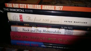 Books: seven various Pop Music Biographies and Autobiographies