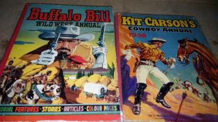 8 various mainly 1950s Cowboy Annuals, inc Buffalo Bill" etc"