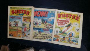 17 copies of Wow"" Comic (all early 1980s) together with 20 x 1970s ""Buster"" Comic""