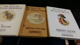 Selection of six Beatrix Potter small format Books