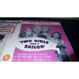 Sheet Music, movie related, inc Ray Milliand & Marlene Dietrich, Van Johnson 2 Girls and a Sailor (