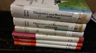 2 x sets, biology animals, chemistry of herbage.6 books.