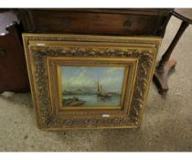 GOOD QUALITY GILT FRAMED PRINT OF SAILING VESSELS